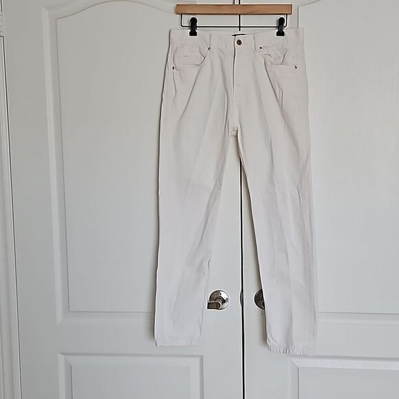 Zara Men's Straight Leg Denim Jean White 31 - Picture 2 of 16